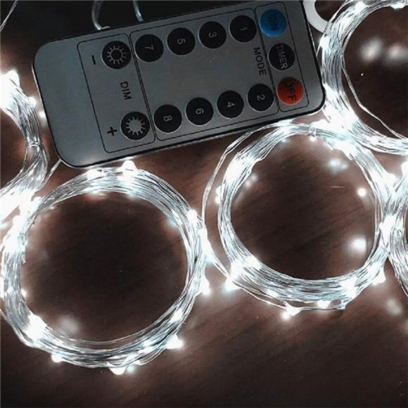 Led Curtain Lights 300 LED 8 Modes USB with Remote for Home - Picture 6 of 6